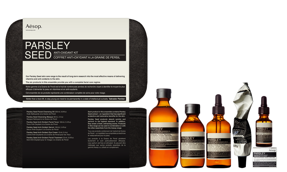 Aesop Parsley Seed AntiOxidant range Marie France Asia, women's magazine